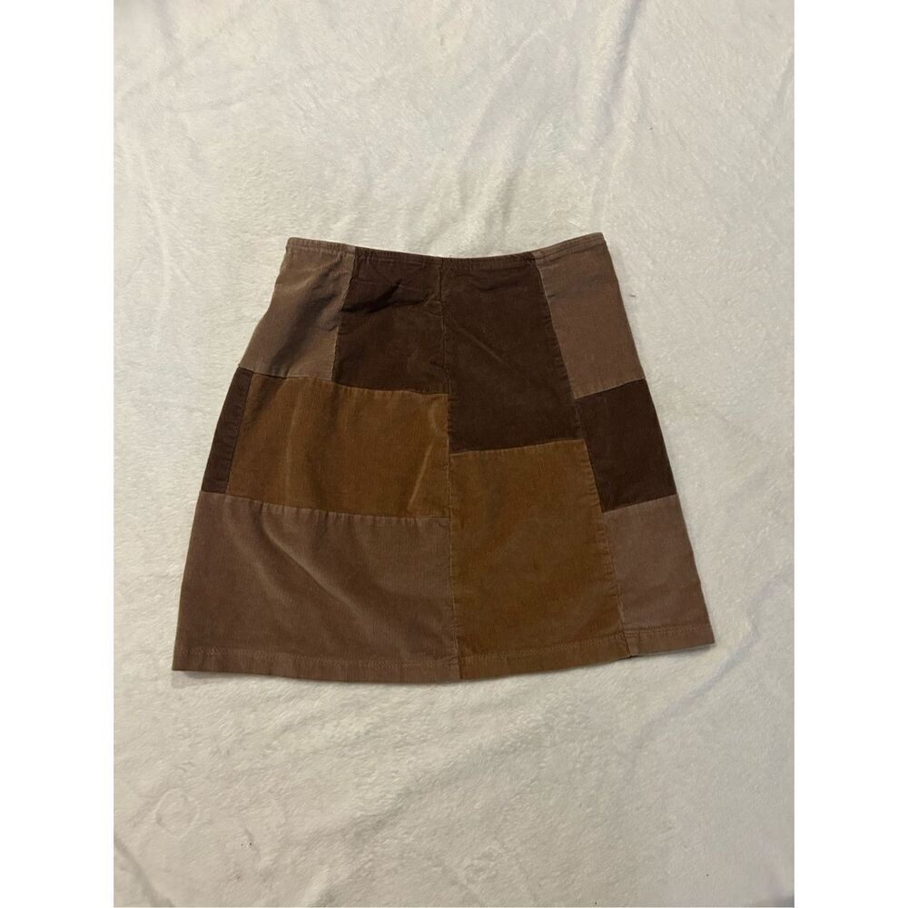 Hollister corduroy patchwork  Skirt  size XS